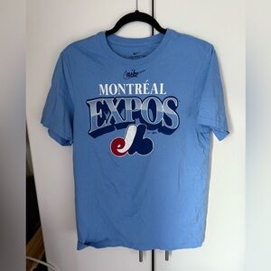 Nike Men's Blue Montreal Expos Short Sleeve Tee